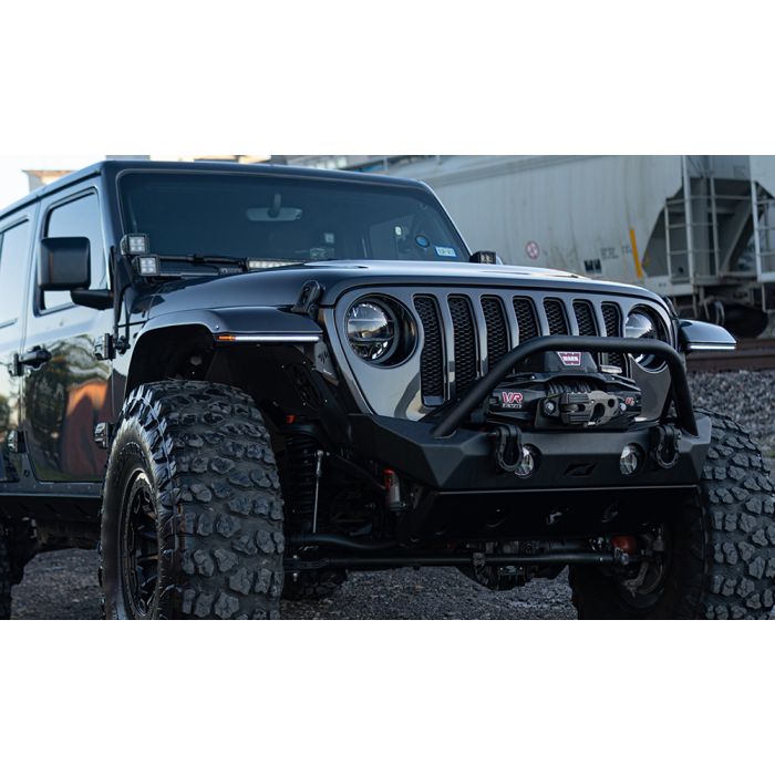 Jeep Wrangler JL/Gladiator JT Slim Smoked DRL Rubicon Fender Chop Kit