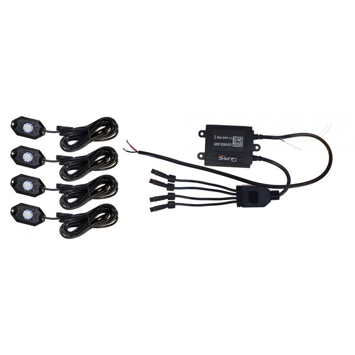 4pcs RGBW Rock Light kit