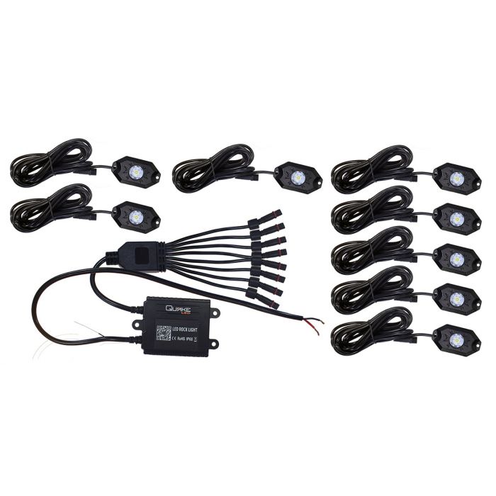 8pcs RGBW Rock Light Kit