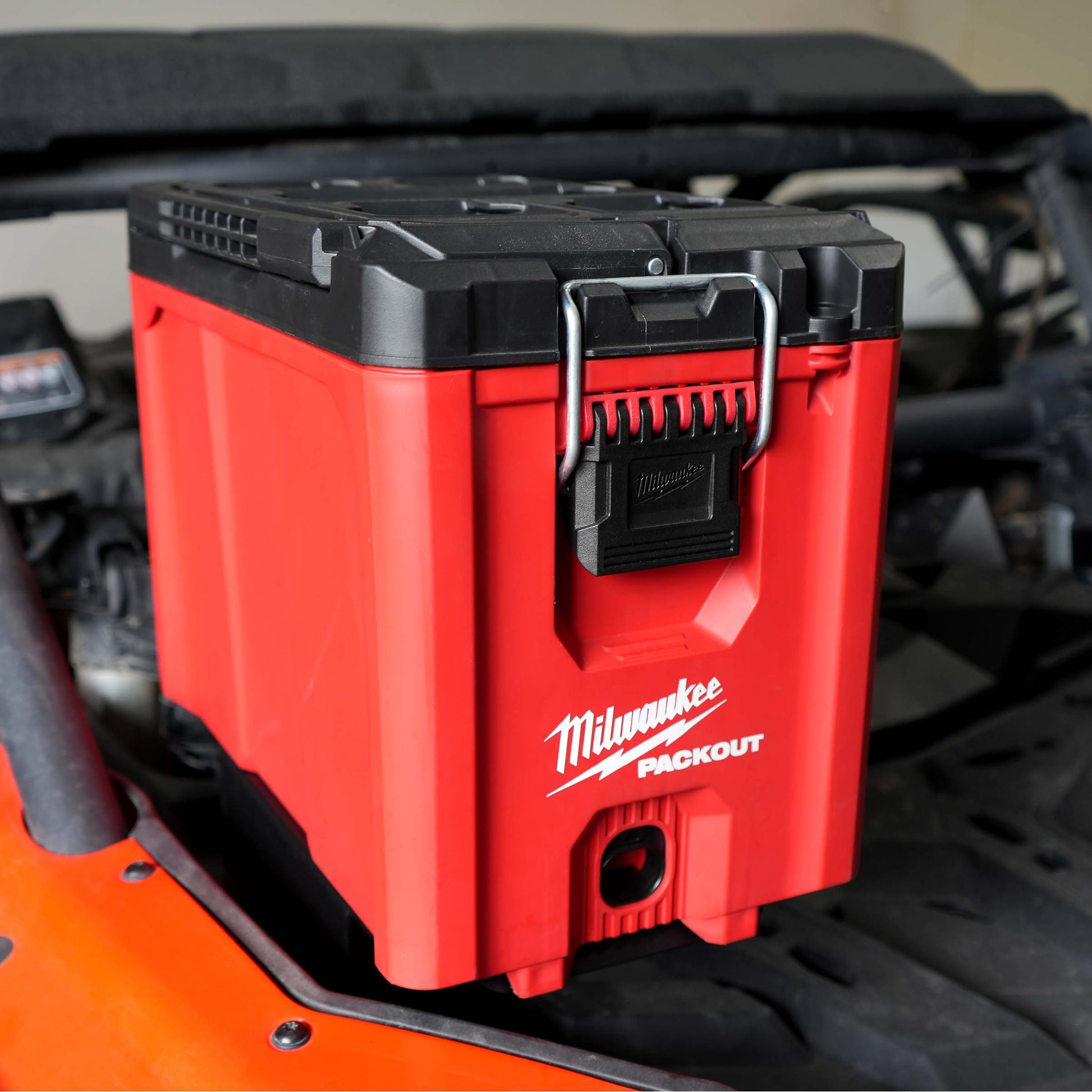 Litt Industries single Milwaukee packout mounts for the can am maverick x3 passengers side or drivers side options best toolbox mounts safe and secure