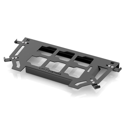 milwaukee packout toolbox or cooler mount plate dimensions aftermarket accessories utv half mount for polaris rzr pro xp or xp4 models rear mount by litt industries