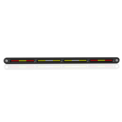 Litt Industries 12 inch slim line chase bars 72 leds red amber or white 2933 lumens best chase bar sleek high quality RZR UTV Polaris Milwaukee x3 off road 