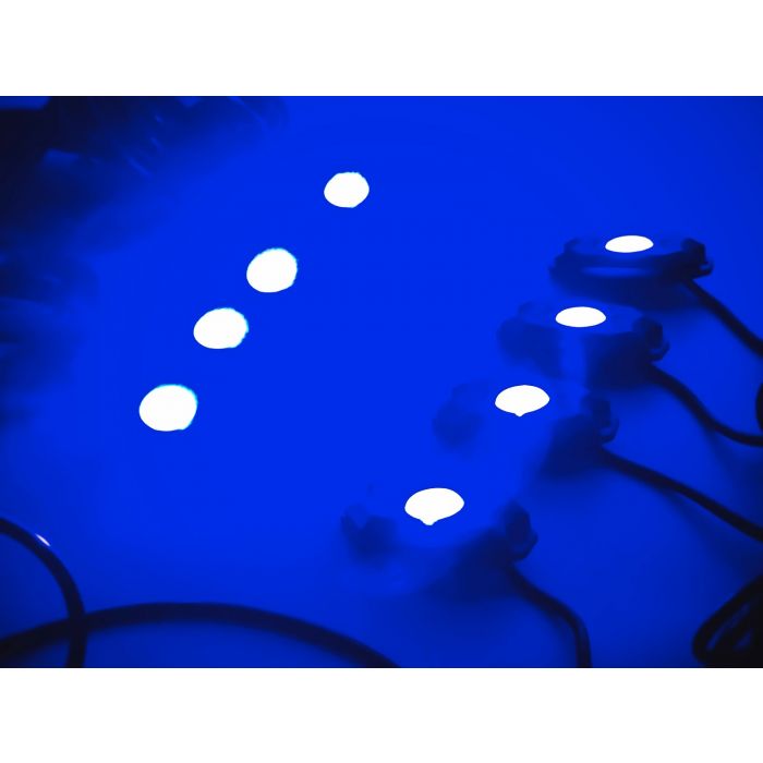 8 Piece RGB Accent Rock Lights