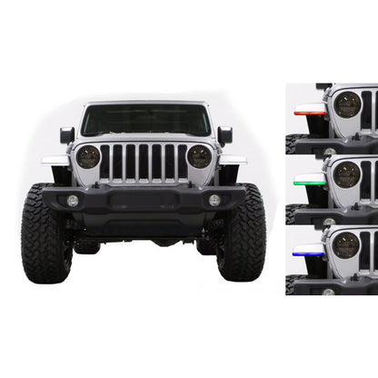 Jeep Wrangler JL / Gladiator JT Slim DRL Sport/Sport S Fender Chop Kit with RGB